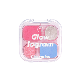 [Limited Edition] Charmiss Glowlogram Eyeshadow Palette อายแชโดว์เนื้อโมจิ ตาโกลว์ป๊อบสวยปิ๊ง บลิ๊งค์ๆตัวแม่ Y2K