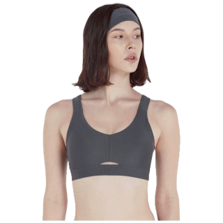 โปรโมชั่น : Wakingbee Allure Bra Charcoal สปอร์ตบรา ทรงสวย คอวี ผ้านุ่ม ยืดหยุ่น กระชับ ใส่สบาย