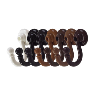 โปรโมชั่น : ตะขอเกี่ยวสายรวบม่าน ตะขอรัดม่าน ตะขอเจ แถมฟรีพุกและสกรูพร้อมติดตั้งใช้งาน ราคาต่อ 1 ชิ้น