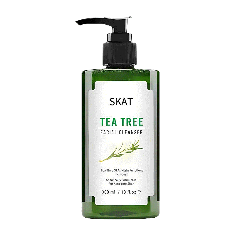 SKAT เจลล้างหน้าทีทรี pH Balance 5.5 สูตรอ่อนโยน สำหรับคนเป็นสิว และผิวแพ้ง่าย Tea Tree Facial Cleanser 300ml-1471