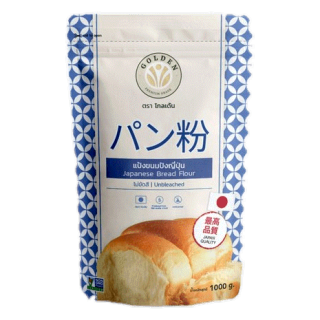 แป้งขนมปังญี่ปุ่น ใช้ทำขนมปัง โชคุปัง พัฟพาย japan quality ตราโกลเด้น ขนาด1000กรัม