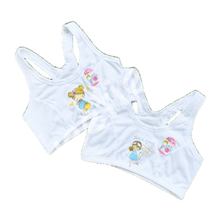 FIRST BRA แบบสวมหลังเว้า สีขาว No-ต้น (FREESIZE)