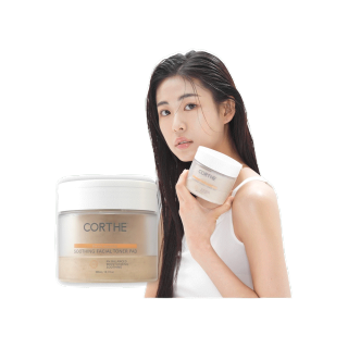 ของแท้:พร้อมส่ง Corthe Soothing Facial Toner Pad 90 แผ่น