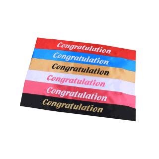 C&S ของขวัญปัจฉิม สายสะพายปัจฉิม Congratulations ของขวัญปัจฉิม เข็มขัดมารยาท