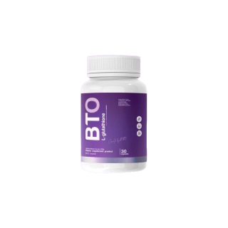 (ราคาต่อ 1 กระุปก ) Gluta BTO กลูต้า บีทีโอ กลูต้าผิวขาว ลดสิว 1 กระปุก 30 แคปซูล