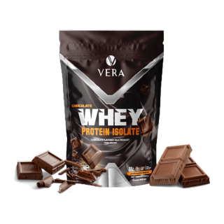 Vera Whey protein วีร่าเวย์ โปรตีน รสช็อกโกแลต สูตรรีดไขมันและลดน้ำหนัก เสริมสร้างกล้ามเนื้อ