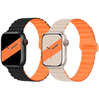 สายนาฬิกา smart watch 8 ultra 7 6 5 4 3 2 SE สาย iwatch smart watch ขนาด 40/41/44/45/49มม เหล็กนิ่ม พร้อมส่ง สาย2สี