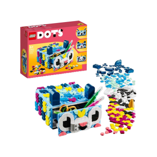 LEGO DOTS 41805 Creative Animal Drawer DIY Craft Kit (643 Pieces)