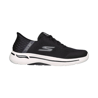 Skechers สเก็ตเชอร์ส รองเท้าผู้ชาย Men Slip-ins GOwalk Arch Fit Simplicity Walking Shoes - 216258-BLK