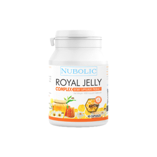 NUBOLIC Royal Jelly (40 แคปซูล) รอยัลเจลลี่เข้มข้น 1650 mg ของแท้มี QR Code ตรวจสอบได้