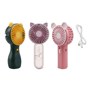 พัดลม สามารถชาร์จไฟบ้าน USB ขนาดกระทัดรัด แบบพกพา Mini Portable fan ขนาดเล็ก สีพาสเทล ดีไซน์น่ารัก SQ2237,2239,2241