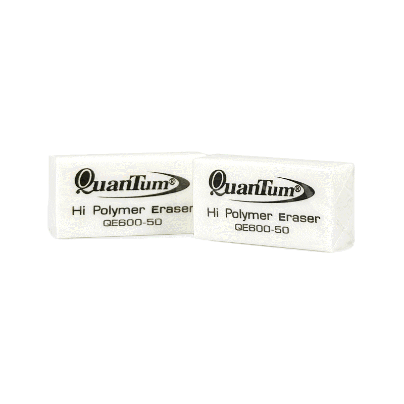 Quantum (ควอนตัม) ยางลบ Hi-Polymer Eraser รุ่น QE600-50 ก้อนสีขาว