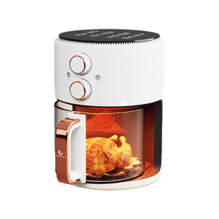 [มีของขวัญ] HAN RIVER หม้อทอดไร้น้ํามัน 6.5L จุขนาดใหญ่ ไร้น้ำมัน อเนกประสงค์ Airfryer ตะแกรงรองหม้อทอด HRAF08WT