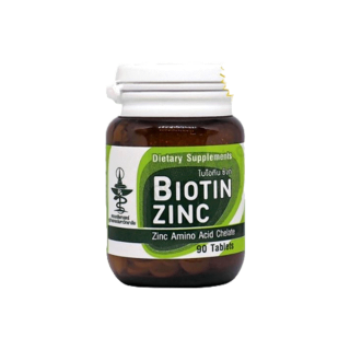 (✅ของแท้! ร้านเภสัชกร✅) Biotin Zinc ไบโอทิน ซิงก์ 90 เม็ด ✅ล็อตใหม่ ✅ค่าส่งถูก