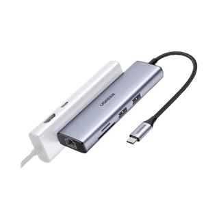 UGREEN USB HUB Type C 5 - 13 in 1 HDMI 4K 60Hz USB3.0 x2 พอร์ต PD100W Gigabit Lan 1000Mbps SD/TF