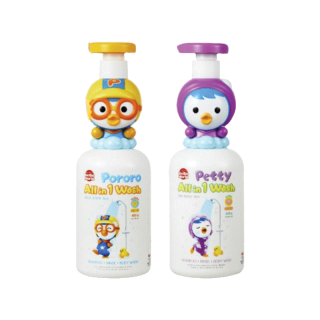 ฟรี! บัตรสวนน้ำมูลค่า 400.- [  โค้ดลดเพิ่ม 45.- ] Pororo & Petty Figure All in 1 Wash