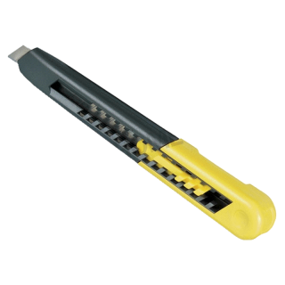 Stanley มีดคัดเตอร์ ด้ามพลาสติก ใบมีด 9 มม. รุ่น Quick-Point รุ่น 10-150 ( Snap-Off Blade Knife ) มีด