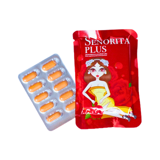 senorita plus เซโนริต้า พลัส ผลิตภัณฑ์เสริมอาหาร บำรุงภายในผู้หญิง นมใหญ่ ของแท้ อาหารเสริม 1 ซอง 10 เม็ด