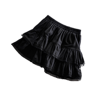 โปรโมชั่น : ลูกค้าใหม่49บาท Seya Layer Skirts กระโปรงระบาย 2 ชั้น แต่งลูกไม้