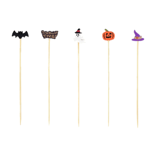 โปรโมชั่น : ไม้จิ้มฟันไม้ไผ่ แบบใช้แล้วทิ้ง สําหรับปาร์ตี้ฮาโลวีน 100 ชิ้น