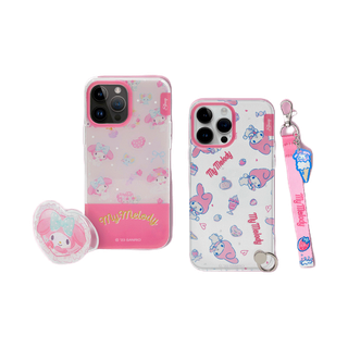 [My Melody and Kuromi Limited Collection]เคสสำหรับไอโฟนแถมฟรี Griptok หรือ Strap สายห้อย ลายMy Melody มายเมโลดี้