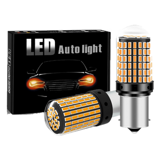 *ไฟเลี้ยว ไฟถอย ไฟเบรค LED รุ่น 144ชิพ (1คู่) ขั้วบิด และขั้วเสียบ 1156 /1157 /T20 มีสี/ขั้วให้เลือก 12V