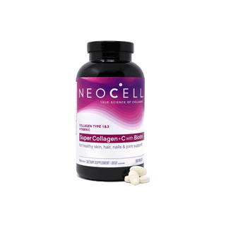Neocell นีโอเซลล์ ผลิตภัณฑ์เสริมอาหาร Super Collagen + C 6000mg with biotin ปริมาณ 360 เม็ด