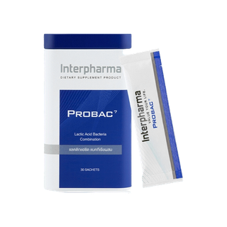 [ ของแท้ 100% ] Interpharma Probac 7 - โปรแบค 7 ผลิตภัณฑ์เสริมอาหาร Synbiotic (ซินไบโอติก)