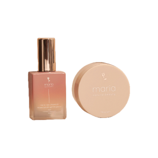 MARIA623 ลด 65.- ช้อปครบ 500.- l ชุด tinted serum set เซรั่มกันแดด + แป้งแก้สิว 10 g (แก้สิว, ลดสิว, กันแดด)