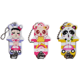PAPA BABY NAIL กรรไกรตัดเล็บรูปการ์ตูนสำหรับเด็ก สีนสันสดใส สุดน่ารัก CEQ-079/15