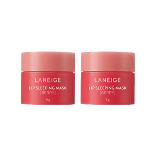 [ของแถม 7-15 ธค] LANEIGE Lip Sleeping Mask Berry 8G Duo Set ลิปมาส์กสำหรับริมฝีปาก
