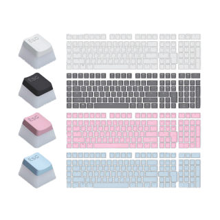 [ของแท้][ประกันศูนย์ 15 วัน] EGA คีย์แคป Keycaps TYPE MGKC5 PBT Pudding keycaps set แป้นไทย/อังกฤษ 117 Keys OEM Double Shot ใส่ได้กับ Mechanical Keyboard ทุกรุ่น