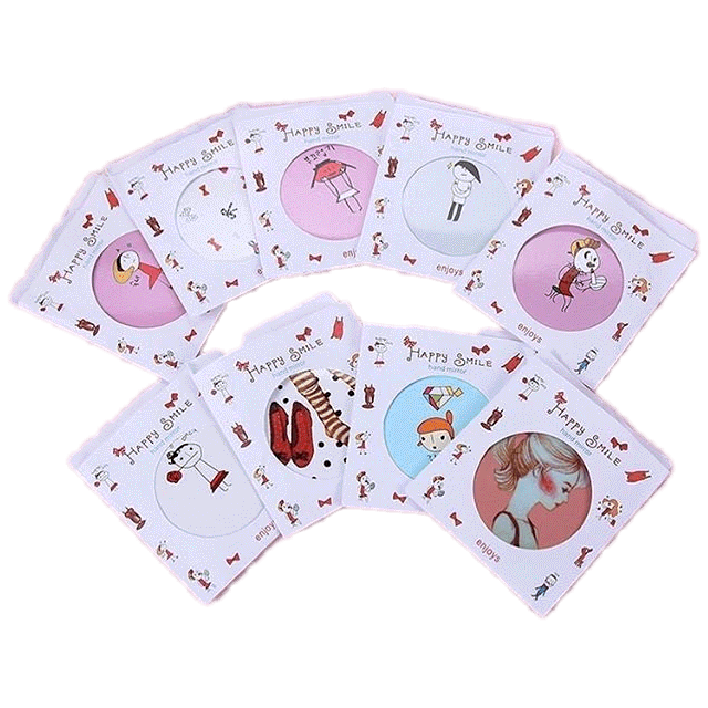 โปรโมชั่น : MINI พร้อมส่งด่วน กระจกพกพา น่ารักน่าใช้ น้ำหนักเบา พกพาง่าย ลายน่ารักสดใส กระจกแบบพกพา