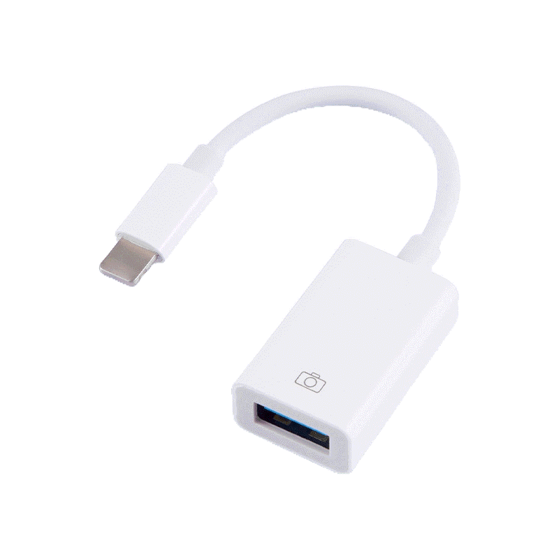 โปรโมชั่น : Guugei อะแดปเตอร์การ์ดรีดเดอร์ SD TF 3 In 1 สําหรับเครื่องอ่านการ์ด I-Phone 14 13 12 8Pin เป็น SD TF IOS 13