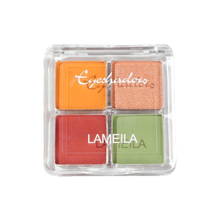 โปรโมชั่น : C.53 Lameila อายแชโดว์พาเลททาตา 4 สี เนื้อใยไหม เนื้อแมท กลิตเตอร์ Soft Eye shadow C.53