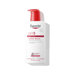 Eucerin pH5 SENSITIVE SKIN HYDRO SERUM 400ml (ยูเซอริน โลชั่นบำรุงผิวสูตรเข้มข้น ซึมซาบเร็ว เพื่อผิวเนียนนุ่ม บำรุงผิวยาวนาน 12 ชม.)