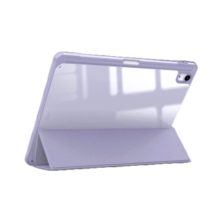 GOOJODOQ สติ๊กเกอร์ ฝาครอบป้องกัน for iPad 10.2 gen7/8/9 case พร้อมช่องเสียบปากกาฝาหลังใส กรณี for Gen9 Pro11 Air4/5 2022 gen10