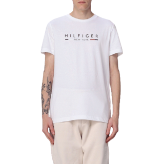 Tommy Hilfiger เสื้อยืดผู้ชาย รุ่น MW0MW29372 YBR - สีขาว