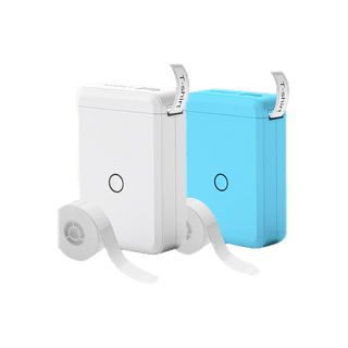 NIIMBOT D110 เครื่องพิมพ์ฉลาก เครื่องพิมพ์สติกเกอร์แบบพกพาพร้อมกระดาษฉลาก, แอพมือถือ Bluetooth ไร้สาย