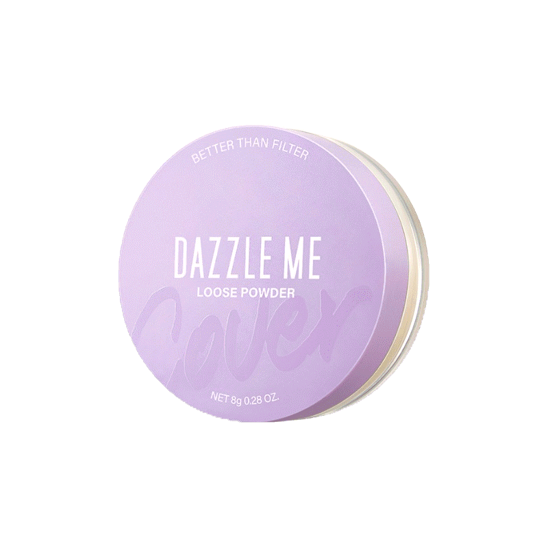 [ใหม่] DAZZLE ME Better than Filter Fixed Loose Powder แป้งฝุ่นคุมมัน ช่วยเบลอรุมขน เครื่องสำอางติดทนนาน