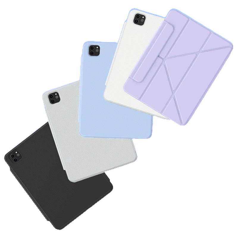 Powerful Magnetic Attraction with Multi-Support 2in1 Y-shaped Protective Case for pad Air4/5 Pro11/Pro12.9 2018-2023