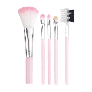 Beikott 5ชิ้น เซ็ตแปรงแต่งหน้า ขนนุ่ม คุณภาพสูง สีชมพู ร้านไทย เตรียมจัดส่งสินค้า