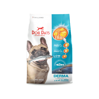 Dog Days อาหารสุนัขรสปลา (11.2 kg) สูตร Derma (เกรด super premium โซเดียมต่ำ)