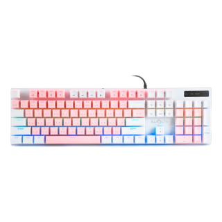 คีย์บอร์ด IWACHI IK5 คีย์บอร์ดไฟ RGB Mechanical Keyboard Blue Switch