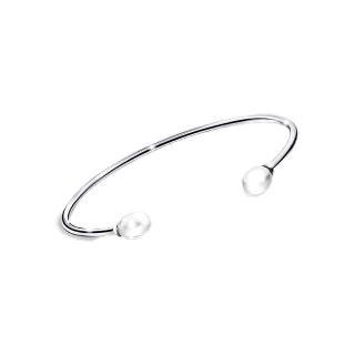 Aurora Diamond กำไลมุกแท้ Bright Pearl ตัวเรือนเงินแท้ 92.5%