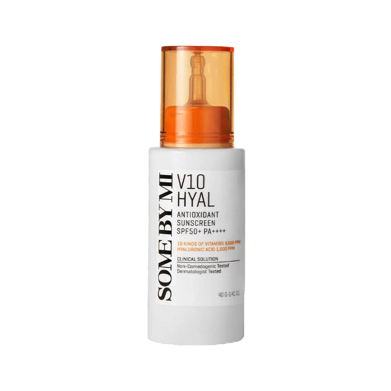 SOME BY MI V10 HYAL ANTIOXIDANT SUNSCREEN SPF50+ PA++++ 40ml กันแดดป้องกันรังสียูวี พร้อมฟื้นฟูฝ้า กระ ผิวคล้ำเสียจากแดด