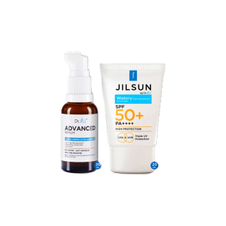 [ส่งฟรี] Dr.JiLL Advanced Serum เซรั่มคุณหมอ สูตรใหม่ 1 ขวด + JILSUN ครีมกันแดด Watery สำหรับผิวมัน 1 หลอด