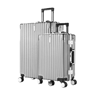 โปรโมชั่น : Deli กระเป๋าเดินทาง 20 24 นิ้ว กระเป๋าเดินทางล้อลาก อลูมิเนียม Suitcase