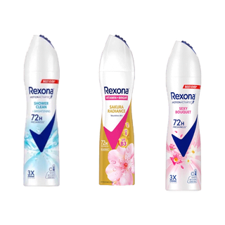 โปรโมชั่น : Rexona เรโซน่า สเปรย์ลดเหงื่อ ระงับกลิ่นกาย Rexona Spray 135 150 ml.