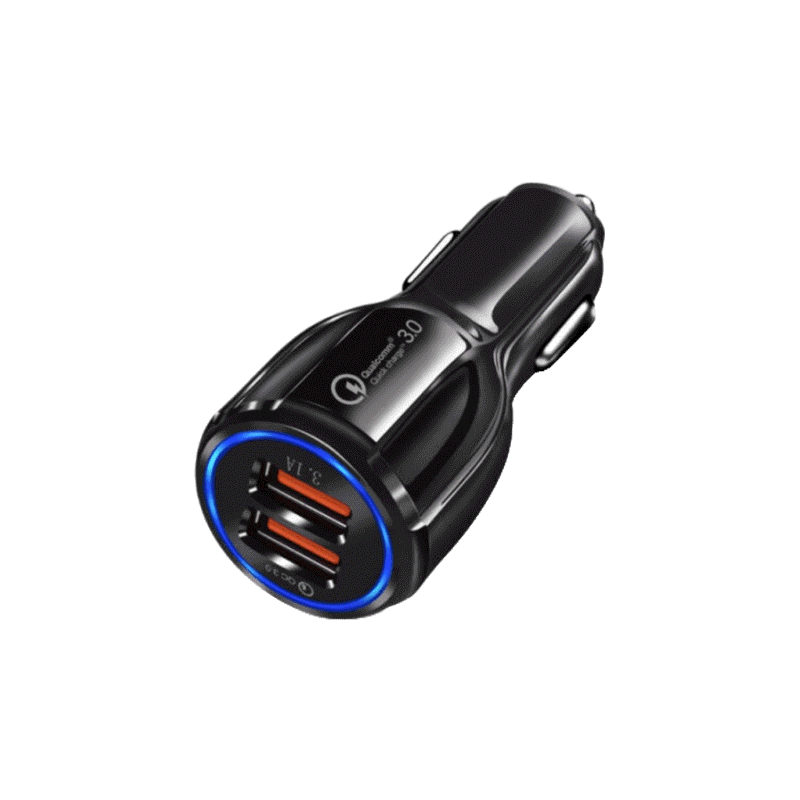 โปรโมชั่น : ของมาใหม่❤ 2ช่อง ที่ชาร์จในรถ 18W ที่ชาร์จแบตในรถ PD Type-c ชาร์จเร็ว USB car charger หัวชาร์จ QC3.0 ชาร์จในรถ แฟลชชาร์จ